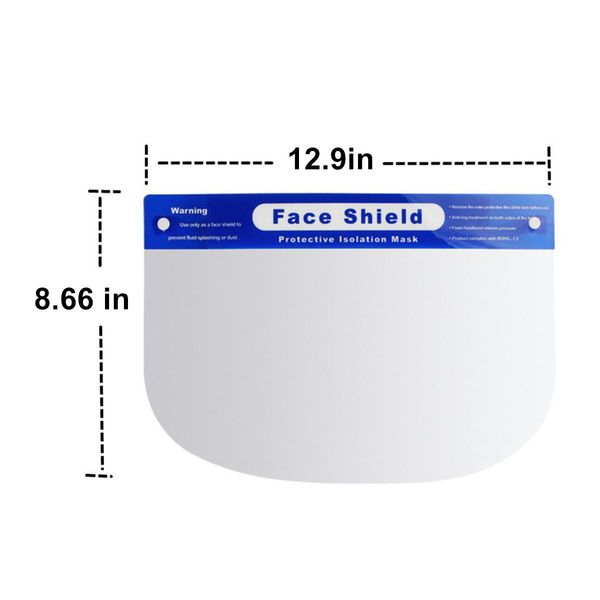 

transparent protective mask full face shield masks saliva splash proof protect eye full face mask cover protective visor wmtsgb xhhair