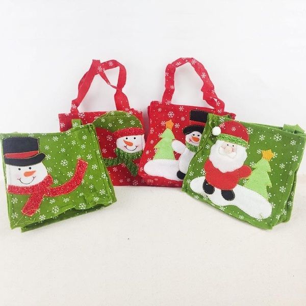 

elk candy snowman santa chocolate handbag claus penguin bear gift bag christmas decoration 13 styles
