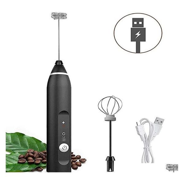 

portable blender rechargeable machine egg streaming beater handheld foam maker with stainless whisk coffee froth jllsqm powerstore2012