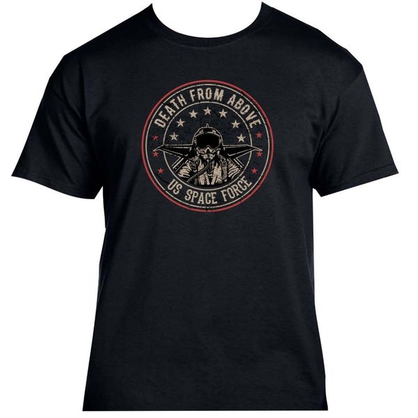 

usa space force astronaut ussf death from above distress look brand summer style masculine sport hooded sweatshirt hoodie men t shirt