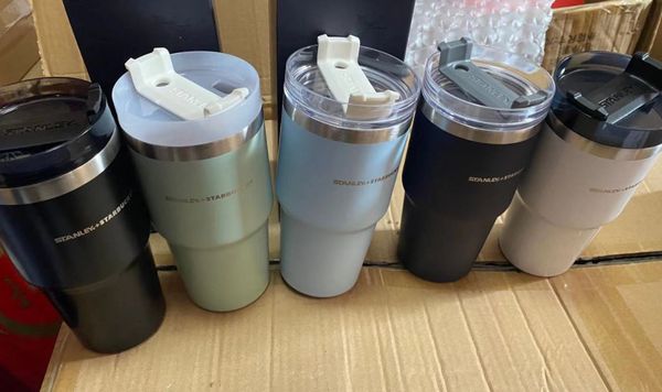 

the latest 20oz stainless steel starbucks coffee cup, push type, stainless steel straws and starbucks cups, ing