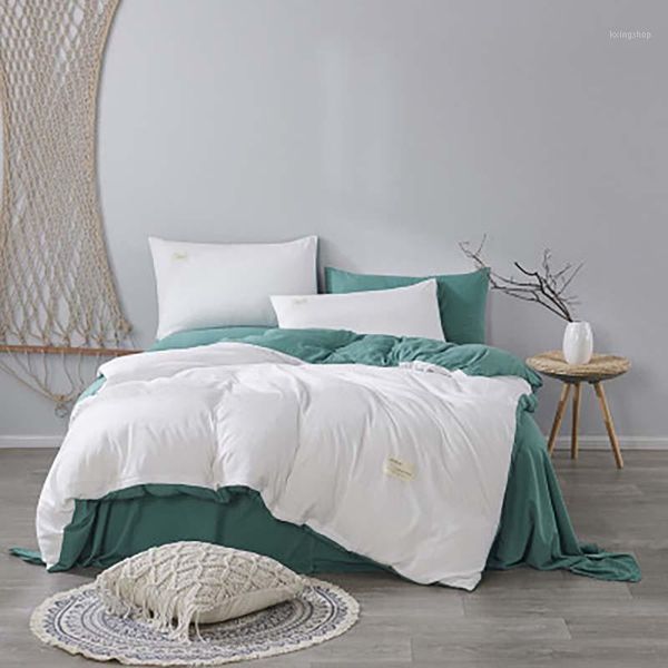 

simple bedding sets duvet cover bed sheets pillowcase 4pcs sets for twin king  quilt covers home textiles bedclothes1