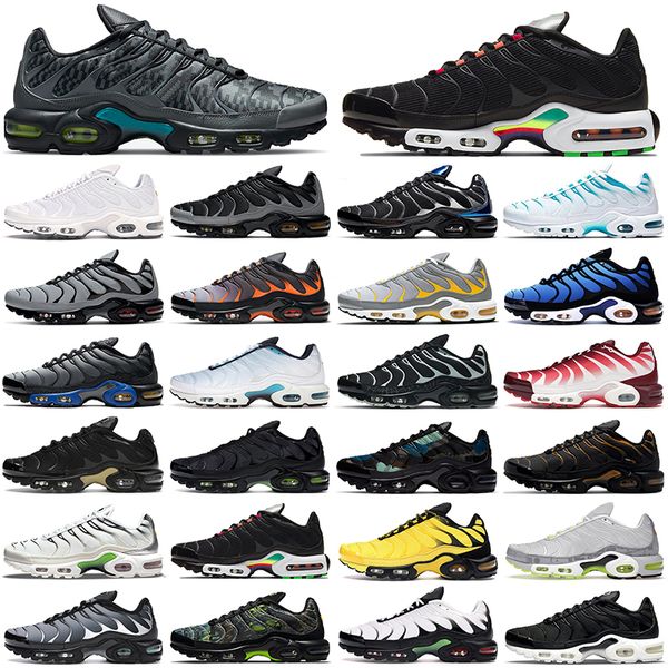 

r tn plus running shoes men women black white atlanta psychic blue fury digital camo orange gradient neon tns outdoor sports trainers mens w