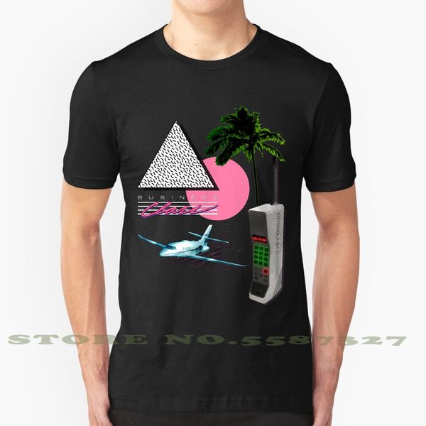 

бизнес-класс '84 коллекция модных tee retro 80s 1980s 1984 vhs vintage glitch synthwave новой волны ge толстовка толстовка мужчина тенниска