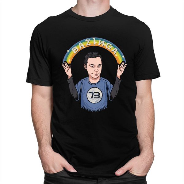 

funny the big bang theory short sleeves sheldon cooper bazinga 73 tv tee clothing gift sport hooded sweatshirt hoodie men t shirt