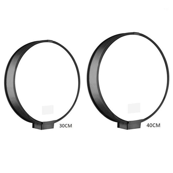 

30/40cm round universal portable speedlight softbox flash diffuser on-soft box for camera1