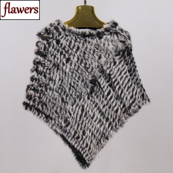 

женщины осень зима трикотажные genuine real fur пончо шарфы реальный натуральный мех шаль шарф, Blue;gray