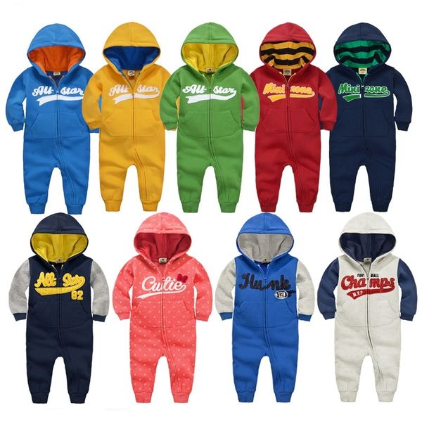 

2020 spring autumn baby rompers boy clothes kids jumpsuits infant long sleeve underwear newborn girl cotton tracksuit clothing t200706, Blue