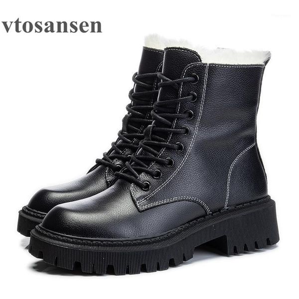 

new shoes thick plush winter boots women waterproof snow female genuine leather platform boots warm shoes black white zipper1