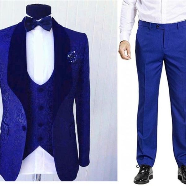 

men's suits & blazers men custom made shawl lapel man pattern groom tuxedos wedding/prom 3 pieces ( jacket+pants+vest+tie ) e2021, White;black