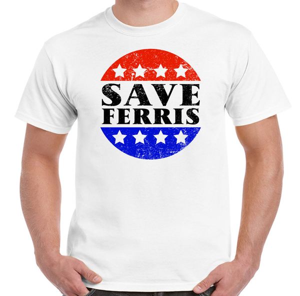 

sdrucito save ferris tribute to ferris bueller's day off film uomo brand 2018 male short sleeve tee hoodie designers t shirts sweatshir