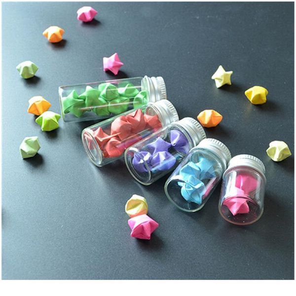 

jars crafts glass bottles with aluminium cap liquid bottles empty glass 5ml 6ml 7ml 10ml 14ml vials jars 100pcs jlltcn