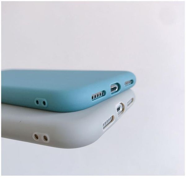 

sile phone case for iphone 11 12 pro max mini luxury soft candy cover for iphone iphone xr x bbydlc