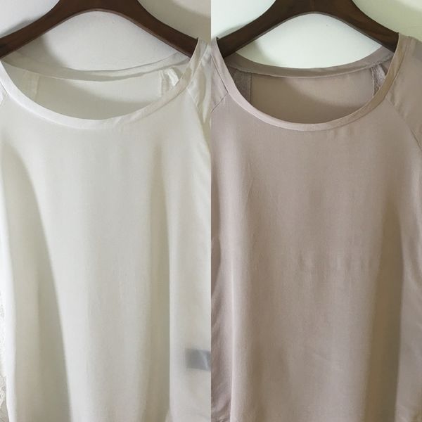 

odznv short yuan single skin silk crepe de single short sleeve set simple yuan chine skin silk lacet-shirt lace crepe de chine lace simple s, White