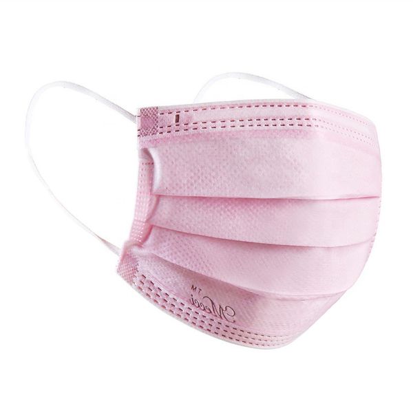 

disposable polypropylene+ earloop filter 100% 3ply paper non-woven fabric face mask color custom printed