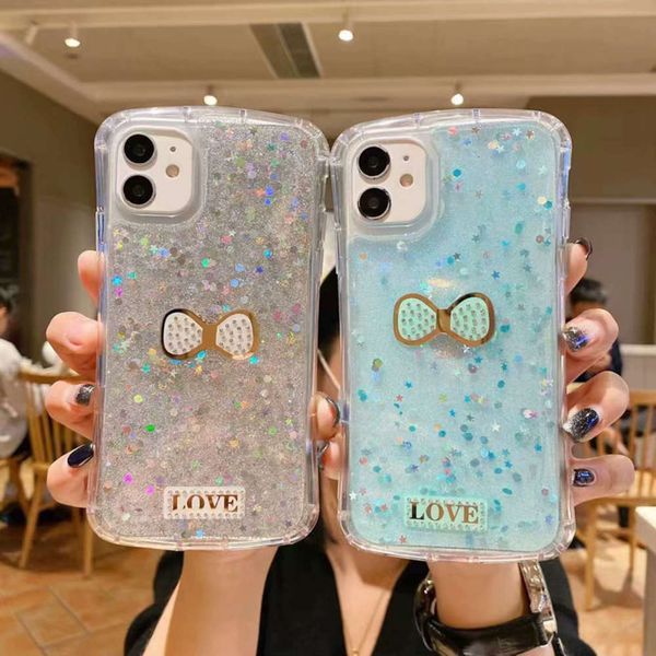 

flash powder is suitable for huawei p40pro mobile phone case mate30 / nova6 bow nova7se small waist p40 femalevfe1