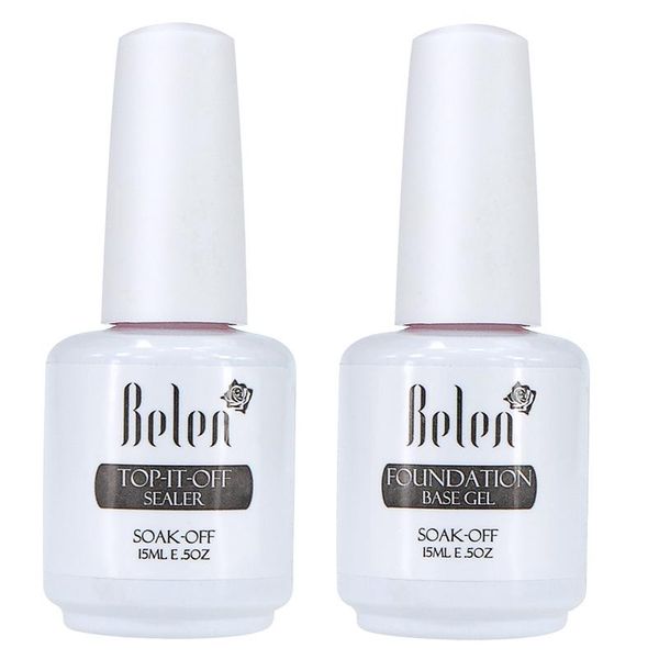 

nail gel belen 15ml primer long lasting base coat set soak off uv polish to foundation, Red;pink
