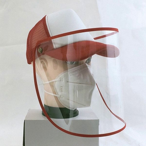 

anti face splash-proof shield drool hat dustproof mask removable mask full face isolation daily protective hat hha1280 coov#