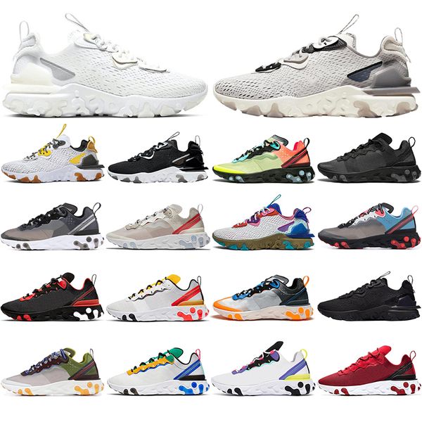

react element 87 55 2020 реагировать элемент 87 55 кроссовки для мужчин, женщин антрацита тройного черного белого hyper pink pastel оттенки