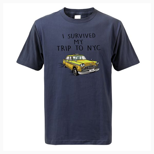 

i survived my trip to nyc print mens new summer short sleeve tee casual new fashion streetwear hooded sweatshirt hoodie men t shirt