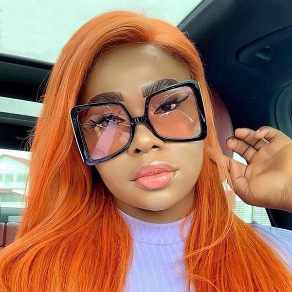 

sunglasses 2021 women oversized square luxury metal vintage designer sun glasses red black shades rivet uv400 men, White;black