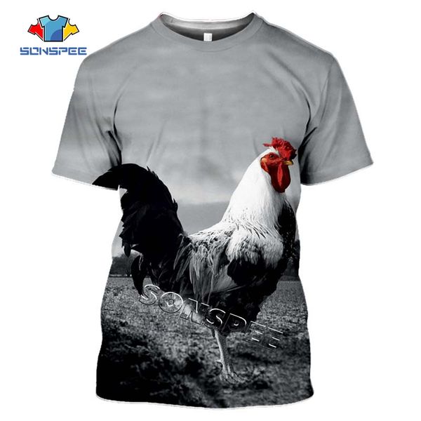 

animal rooster 3d all over printed summer 3d print shirts aesthetic anime harajuku men clothing