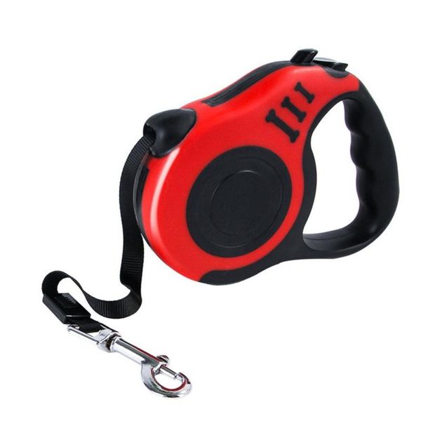 

3m/5m pet automatic traction rope reinforced with metal buckle reel safety fast braking leash hot
