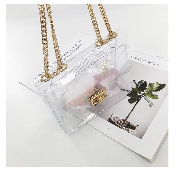 

bags crossbody bag all-match jelly transparent pvc small square bag 2020 fashion new arrival popular trend selling styles