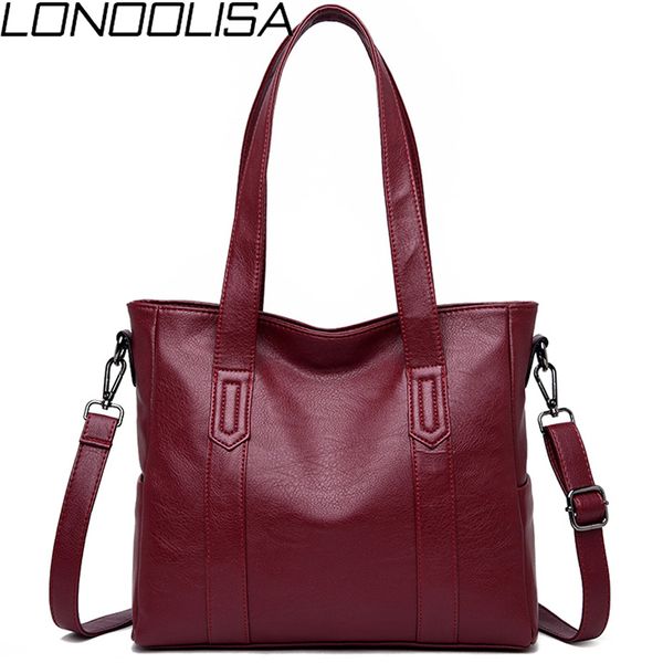 

lonoolisa new woman bag 2019 leather luxury handbags women bags designer crossbody bags for women tote bolsa feminina sac a main c0121