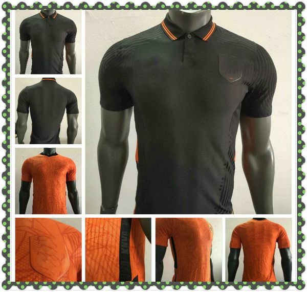 

player version 2020netherlands soccer jersey de jong de ligt strootman van dijk 2021 football jersey, Black;yellow