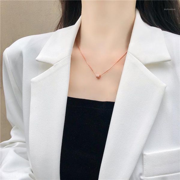 

chokers timeonly delicate shinning rhinestone necklaces rose gold color small link chain necklace for women minimalist jewelry1, Golden;silver