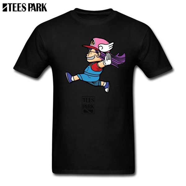 

группа аниме arale тройники молодежи crewneck с коротким рукавом дизайнер kawaii дизайн лето мультфильм монстр спорт толстовка с капюшоном т