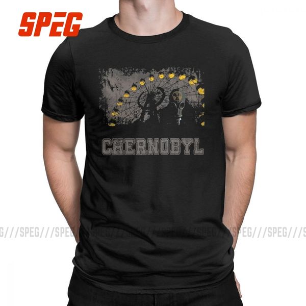 

men chernobyl nuclear radiation leisure pure tees short sleeve round neck classic plus size sport hooded sweatshirt hoodie men t shirt