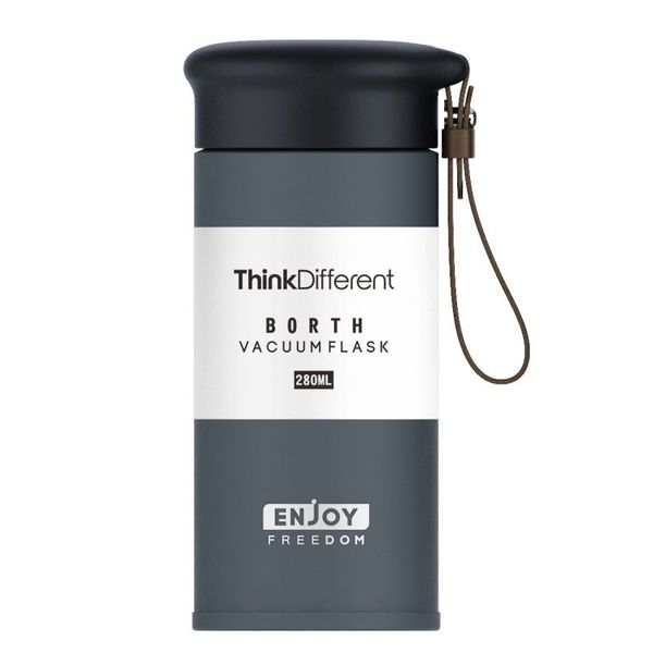 300 ml Qualität Reise Becher Vakuum Flaschen Edelstahl Thermos Flasche Auto Thermo Tasse Kaffee Tee Tragbare Student Thermo Becher 201204