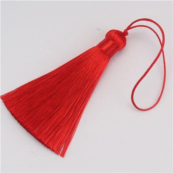 

5pcs ice silk tassels fringe pendant diy material color cord fat tassels trim party garments curtains decor tassels h wmtrfo