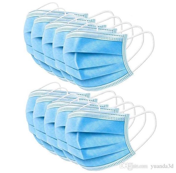 

dialy shipping in stock fa dustproof use disposable men mask 3-ply pollution mask safety for for air use women shippin vhlkw