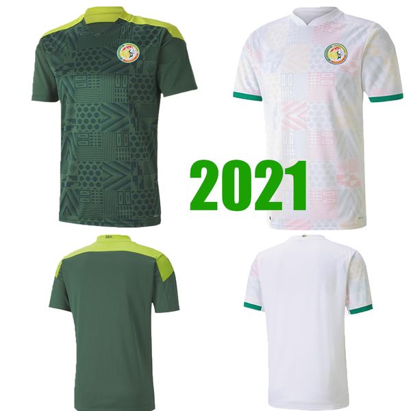 

новый 2020 2021 сенегал футбол футбол футбол mane koulibaly gueye kouyate sarr homme maillot de foot футбольная форма, Black