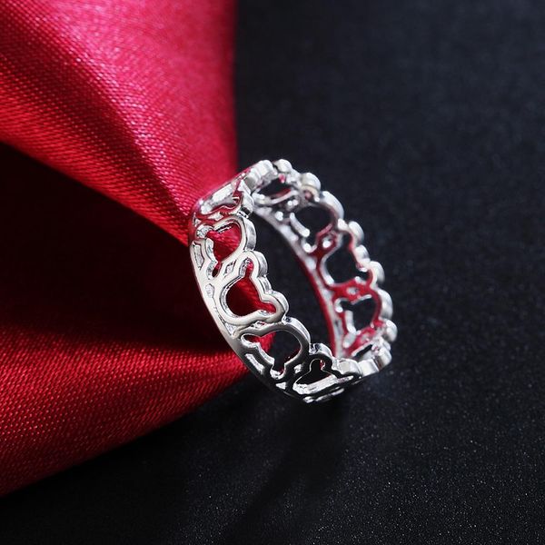 

wholesale серебро цветные кольца животных элегантные модный очарование для женщин леди ювелирные изделия свадьба симпатичный подарок jshr942, Silver