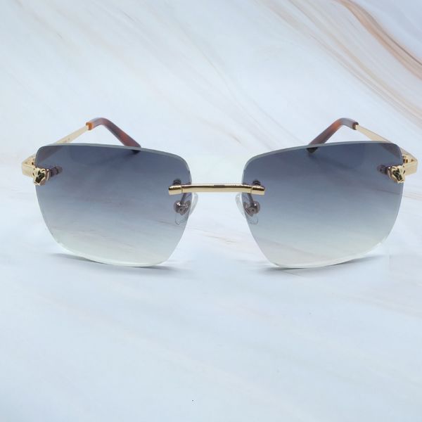 

2021 new men designer carter panther sun glasses big polygon shades for women luxury vintage mens wholesale sunglasses a83w, White;black