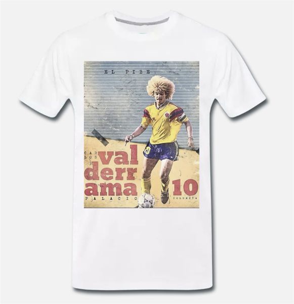 

maglia carlos valderrama colombia calcio vintage anni 80 1 s m l xl vintage graphic hoodie designers t shirts sweatshirt