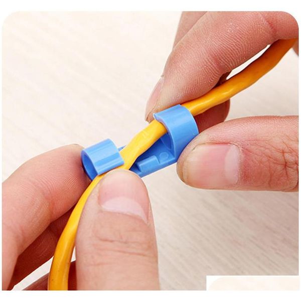 

cable cord fixed clip data line fixing clamp subnet line collider lines card drop clips fastener hold qylyxo tore2010