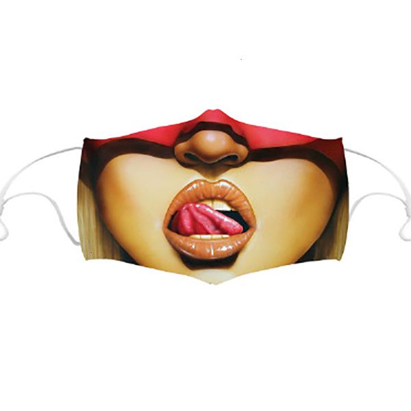 

retractable ear-hanging facial designer dust-proof mask personalized parody cross-border breathable face masks ing