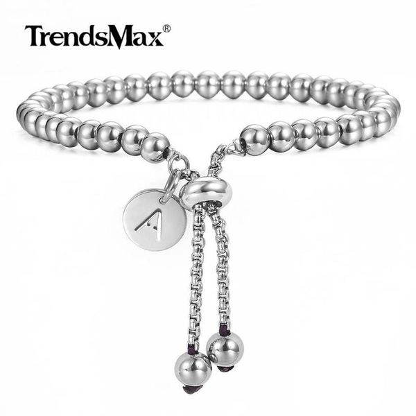 

начальные регулируемые мужчины для db249 письмо браслет из бисера trendsmax женщин браслеты шарма подарков ювелирных изделий из нержавеющей, Golden;silver