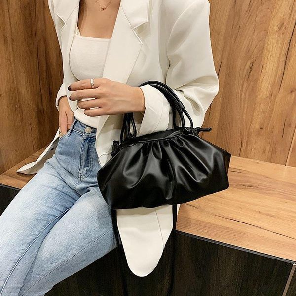 

luxury designer handbags black women soft leather shoulder bags sac a main female handle bags hobos vintage messenger bag