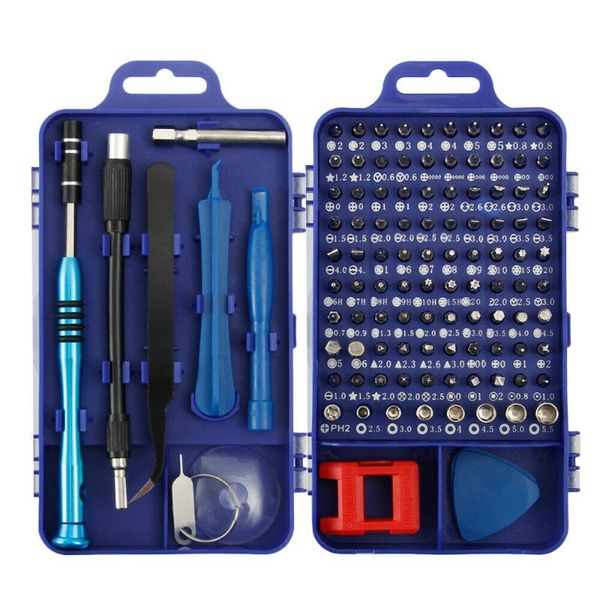 

110 в 1 precision torx набор отвертки многоцелевой мини магнитного компьютер телефон для ноутбука руководства по ремонту инструменты отвертк