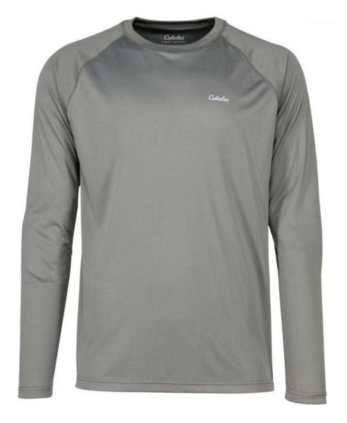 

outdoor t-shirts men's mtp lightweight crew regular long sleeve shirts1, Gray;blue