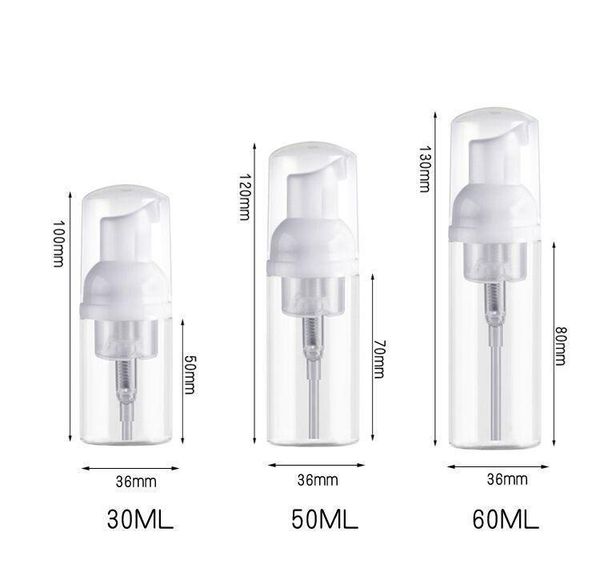 

quality white clear 30ml 60ml plastic soap dispenser bottle clear white foam pump bottle soap mousses liquid dispe jllnxf yummy_shop