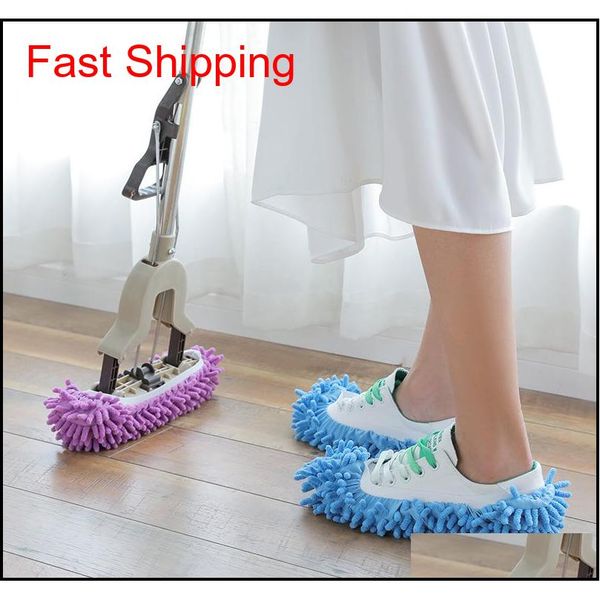 

wholesale house slippers mopping shoe cover multifunction solid dust cleaner house bathroom floor shoes cover clea qylrkr item_home