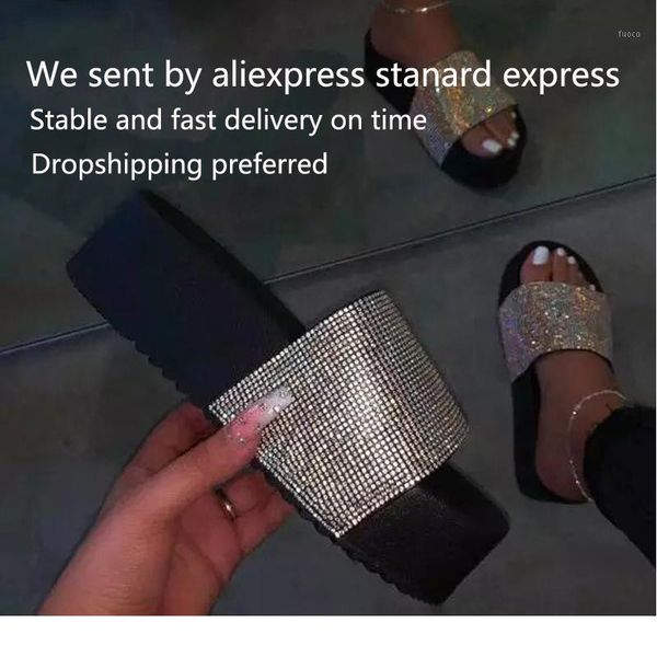 

slippers bling sequine platform women wedge slides summer casual thick sole silver shoes mules high heels sandals1, Black
