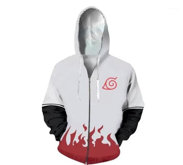 

2018 new men women namikaze minato 3d print anime cosplay hoodies yondaime hokage sweatershirt pullover hoodies s-5xl1, Black